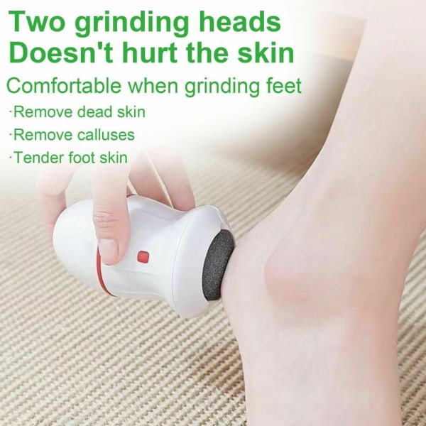 Electric Foot File Foot Pedicure Dead Skin Remover punainen - Perfet red