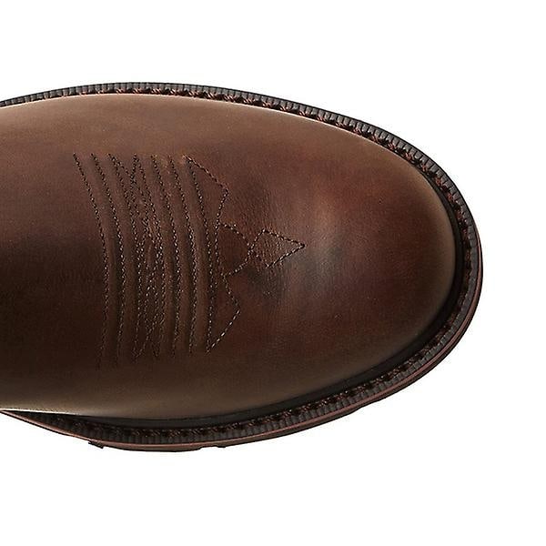 Vintage-saappaat miesten cowboy-saappaat PU länsimaiset saappaat keskipitkät nahkasaappaat miesten syksyn nahkasaappaat mukavat ritari-saappaat - täydelliset Brown 48