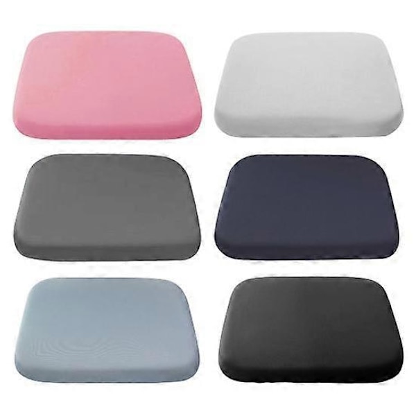Setepute i Memory Foam med Bånd, Sakte Tilbakefjæring, Fire Årstider, Sklisikker, Vaskbar - Perfekt dark blue Large