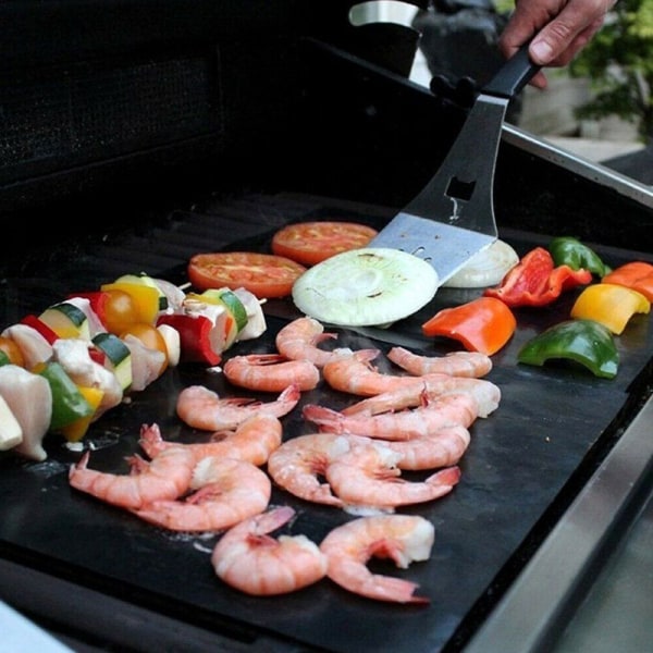 2. non-stick BBQ Grillmatte Ryggmatte - Perfet Copper 2pcs 400*330*0.2mm