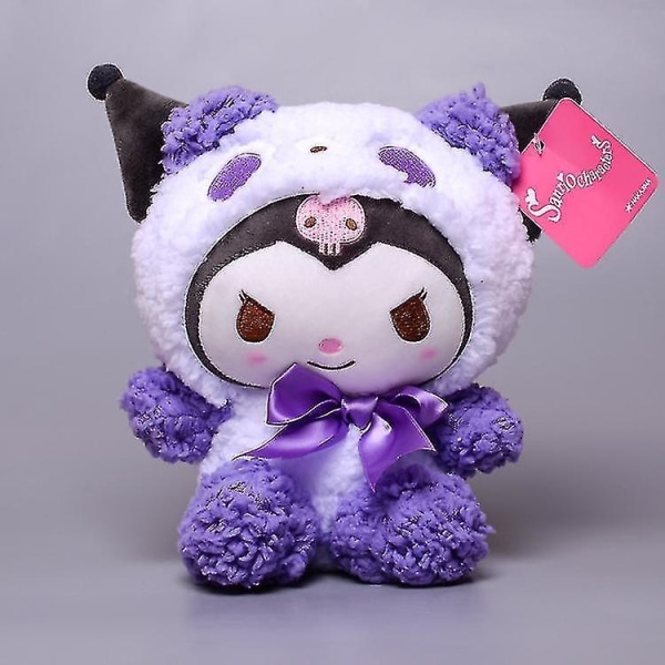 tecknad gosedjur Kuromi My Melody Cinnamoroll Toy Anime Kuromi 20cm O - Perfet