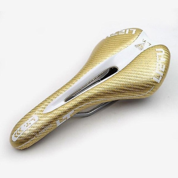 Lietu Sykkelsal Landeveissykkel Skinn Carbon Sadelpute Mtb Sykkel Frontpute Sykkel Gel Cover Selle Italia Sykkeldeler - Perfet GOLD-WHITE