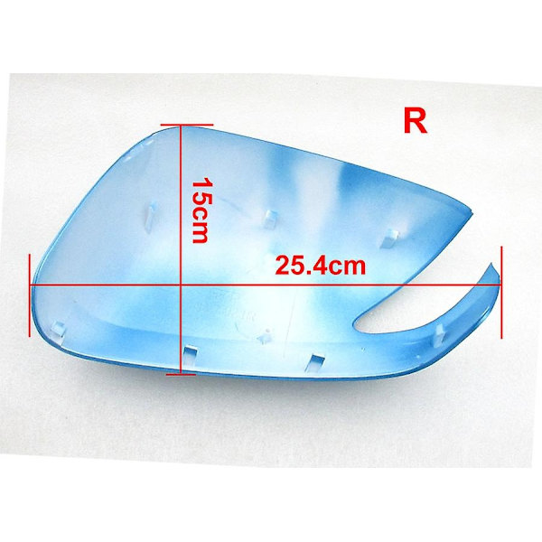 Sidespeildeksel for Honda Fit 2008 2009 2010 2011 2012 2013 - Ytre speilhus med lampe - Perfekt 1pcs taffeta white R