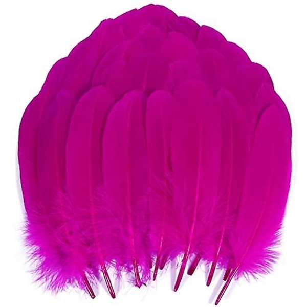 200 stk. Gåse Nagoire Fjer - Perfekt Purple