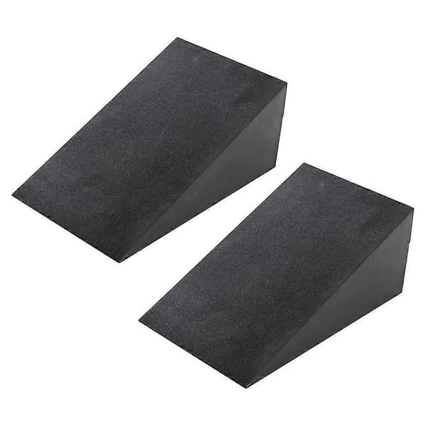2 st Yogamattor, Justerbar Squat Ramp, Lutningsbräda Styrka för Knäböj och Marklyft-Perfekt