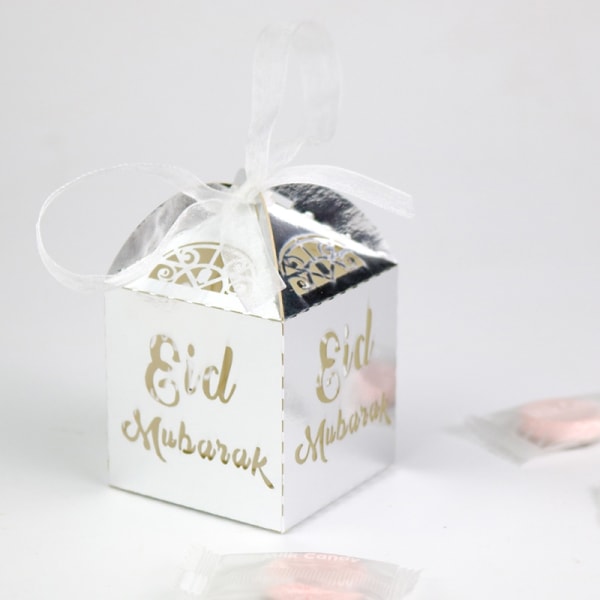 10 presentask Ramadan dekoration godisask Eid Mubarak - Perfet Silver