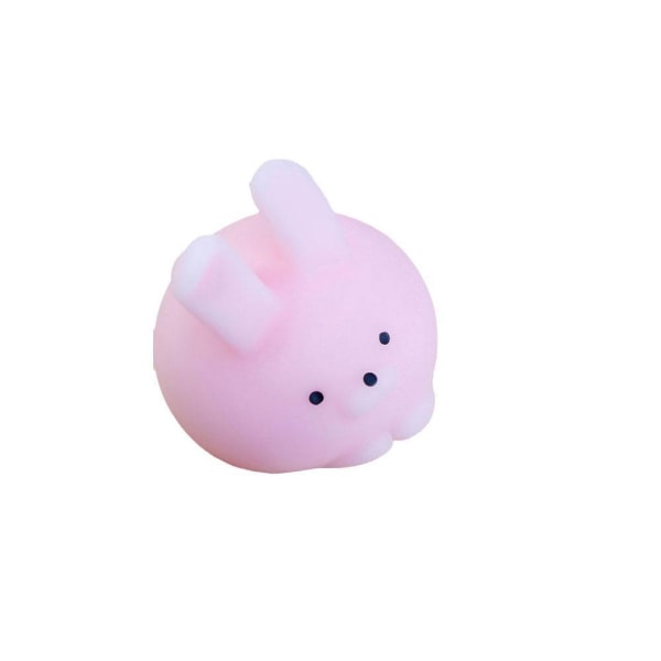 söt Squishy Mochi Animal Stress Relief Leksaker Mjuk TPR Squeeze Pi - Perfet pink pig
