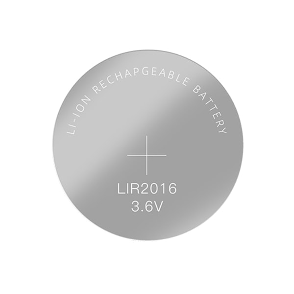 5-cellers oppladbart knappcellebatteri med C-celle batterilader Ladeadapter for LIR2032, 2025 og 2016 batterier- Perfet Charger and LIR2032