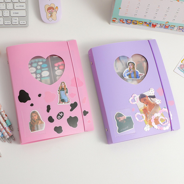Ins Style Søt Sanrio-kortbok Gjenfyllbar lagringsfotoholder for elsker Kjæreste Kjæreste - Perfet pink