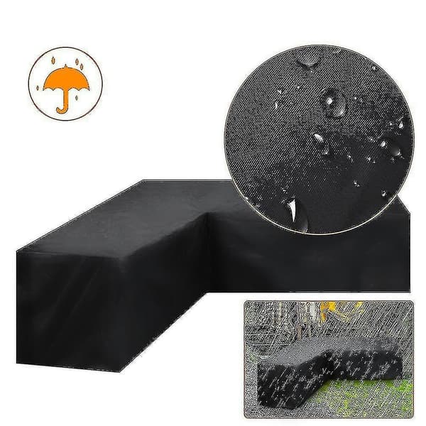 75 Storlekar Vattentäta Utomhus Patio Trädgårdsmöbelöverdrag Regn Snö Stolsöverdrag-Perfekt 215*215*87cm