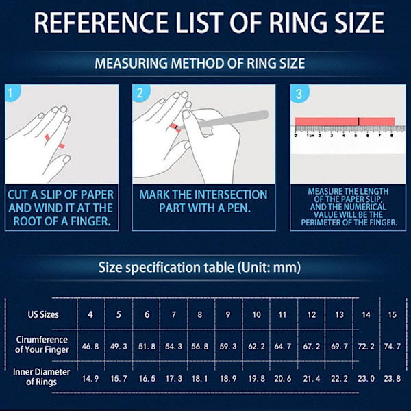 Smart Intelligent Ringe NFC Multifunktionel Digital sort - Perfet 9#