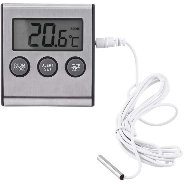 Digital Kylskåpstermometer Kylskåp Frystermometer Med