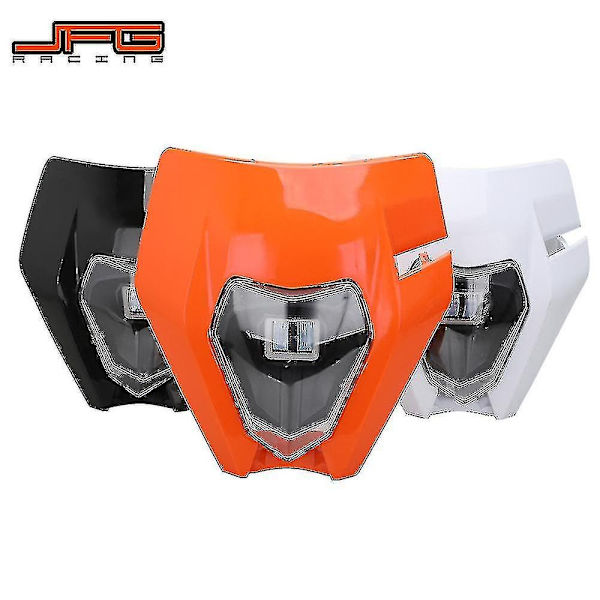 Motorcykel Ny Led Strålkastare Huvudlampa Ljus för Ktm Exc Excf Sx Sxf Xc Xcf Xcw Xcfw 125 150 250 300 350 450 530 - Perfekt B.White