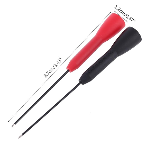 Multimeter-nål 1mm Stift Icke-Destruktiv Sond för 2mm Testledningar - Perfekt