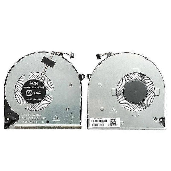 NY CPU Køleventilator Kompatibel med HP 15-DU 15S-DU0002TX 15-DW 15-DW0043DX L52034-001-Perfet