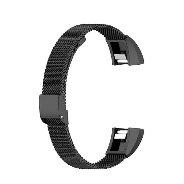 Metal Urrem til Fitbit Alta / Alta HR / ACE-Perfet Black