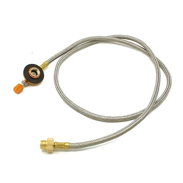Utomhusspis Gasadapter Delad Spiskonverterare Gastankadapter för Camping Matlagning Picknick Campingutrustning-Perfet