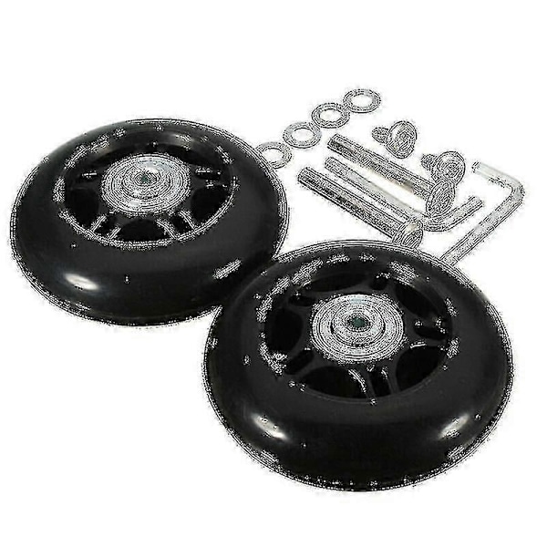 Hiljainen matkalaukun pyörä Universal Wheel Rubber Runner Matkalaukun laakerin korjaussarja - Perfet 54mm*18mm