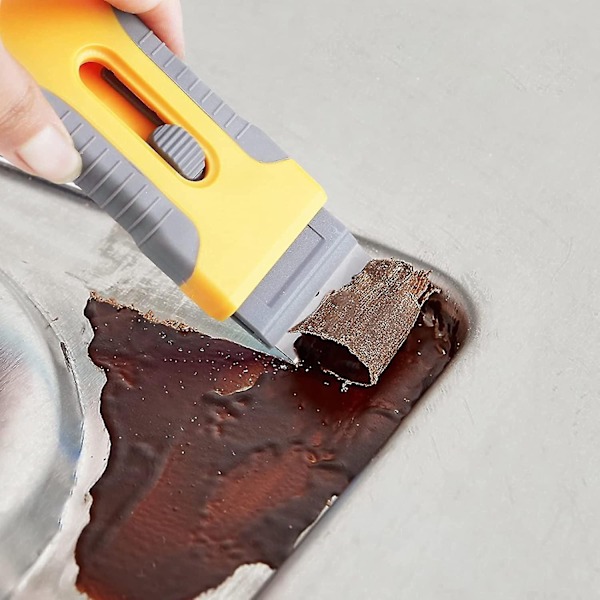 Glas Kogeplade Ovn Rengøringsværktøj Ridsefrit til Keramiske Kogeplader Glas Ovn Rengøring, Ovndør, Vinduer, Glas Kogeplader, Maling Glas - Perfekt