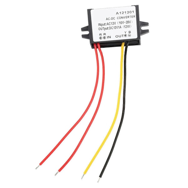 AC 10-28V til DC 12V Buck Converter AC DC Nedtrappingsstrømforsyningsmodul (1A)-Perfet
