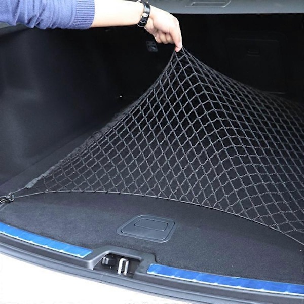 Krok-nät för bagageutrymmet i bil, passar Volvo S40 S60 S70 S80 S90 V40 V50 V60 V90 XC60 XC70 XC90 - Perfekt