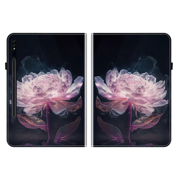 Krystaltekstur Malet Læder Tablet Case-Perfet For Samsung Galaxy Tab S7 / S8