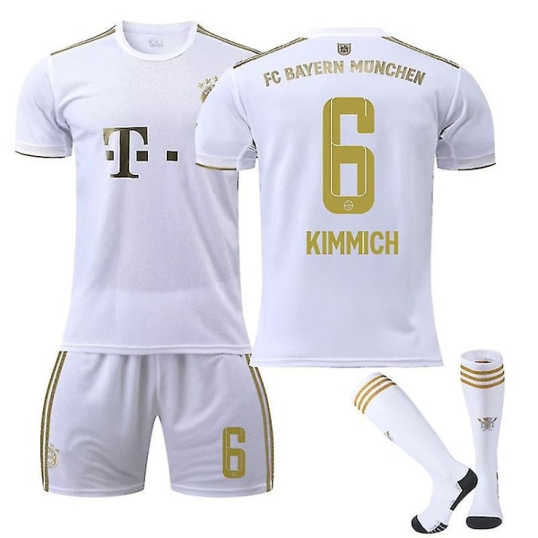 2022-2023 Ny sæson FC Bayern München Fodboldtrøjer Fodbolduniformer T-shirts Trøje - - Perfet 22 23 KIMMICH 6 Kids 20(110-120CM)