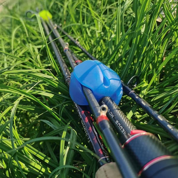 4 stk. Stangholderstropper Fluefiske Tilbehør Fiskeutstyr Bånd Silikon Elastisk stangholder