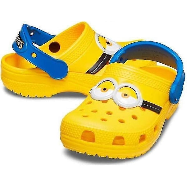 Barnens Minions Strandtofflor Sandaler Casual Skor Klompar Söta Gula Unisex - Perfet C11 17cm