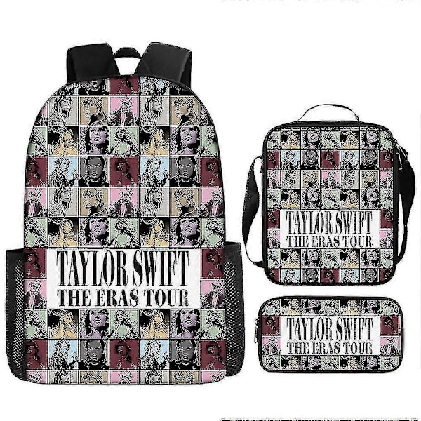 Taylor Swift Skolesett med tre deler for studenter (ryggsekk + matpose + pennal) - Perfekt Product 5