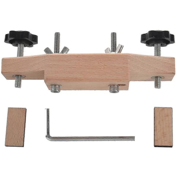 1 sæt massiv ahorn rustfrit stål guitarbro installationsklemme Luthier værktøj guitardele tilbehør - Perfekt