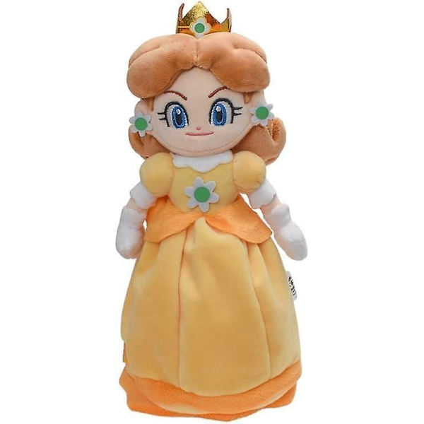26 cm Princess Peach Pehmo Prinsessa Daisy Pehmolelu Super Mario Doll Lelu Lahjat lapsille (Princess Daisy) [DB]- Perfet