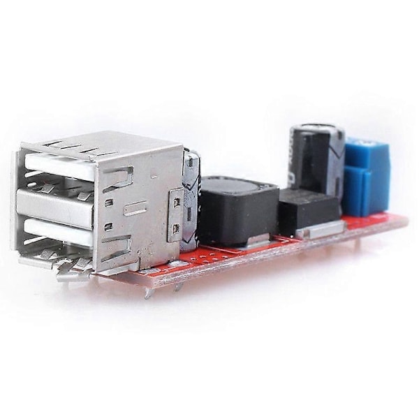 Dual USB 9V/12V/24V/36V til 5V Konverter DC-DC 3A Strømmodul - Perfet