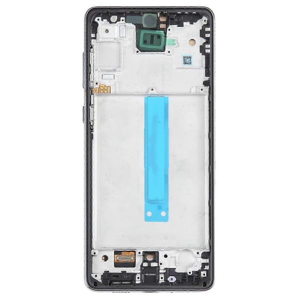 Kompatibel med Samsung Galaxy A73 SM-A736B TFT LCD Skærm Digitizer Fuld Samling med Ramme (Sort) Edition-Perfet