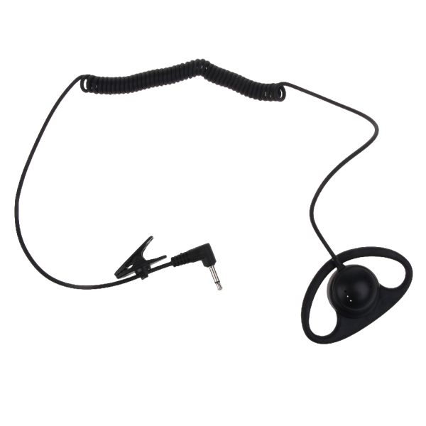 Högpresterande Walkie-Talkie-hörlurar 3,5 mm stift mottagare/lyssna endast Enkel anslutning 55 cm/21,7 tum för Walkie-Talkie- Perfet