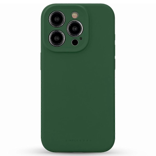 SIMPLY ROAR Kompatibelt med iPhone 15 Pro Flytande Silikon Skal Kompatibelt med MagSafe Mobiltelefonskydd - Brow-Perfet Green
