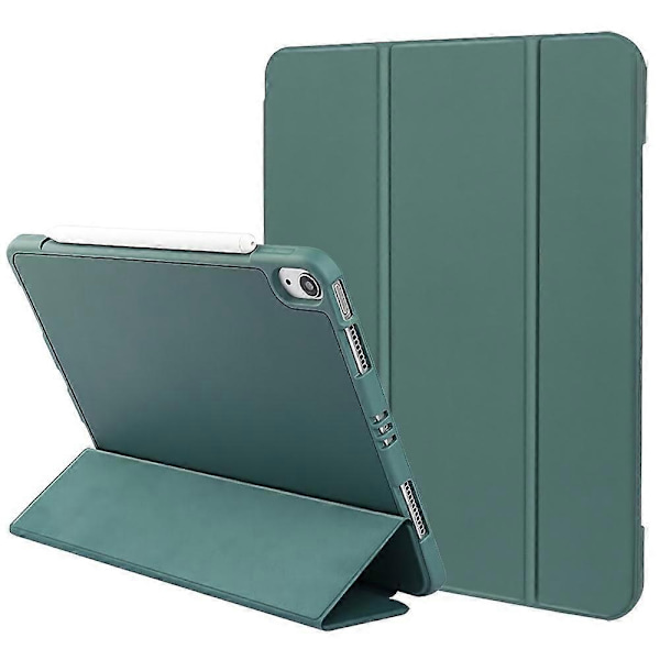Læder Tablet Case Kompatibel med iPad mini 6 - Perfekt Dark Green