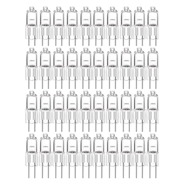 G4 halogenpærer/glødepærer - varmhvitt lys - halogen 20W (10-pack)