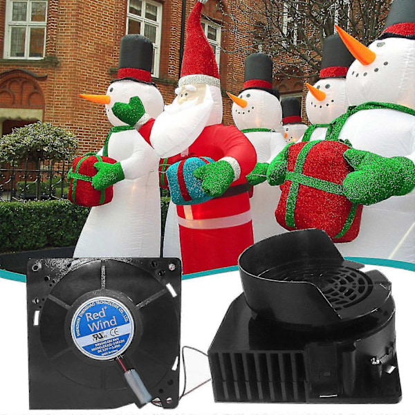 Mini Blæser til Have Terrasse Oppustelig Adapter til Halloween Jul Ferie Fest Oppustelige Produkter - Perfekt