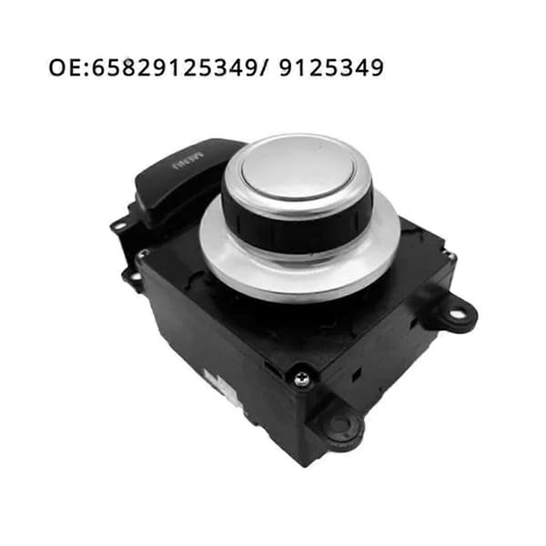 Bil Media Kontroll Velger Knapp IDrive Media Bryter Mus Kontroller Joystick 65829125349 for X5 IDrive E70 X6 E71-Perfekt