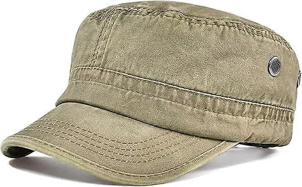 Vasket bomulls militær caps student militær caps unik design - Perfekt
