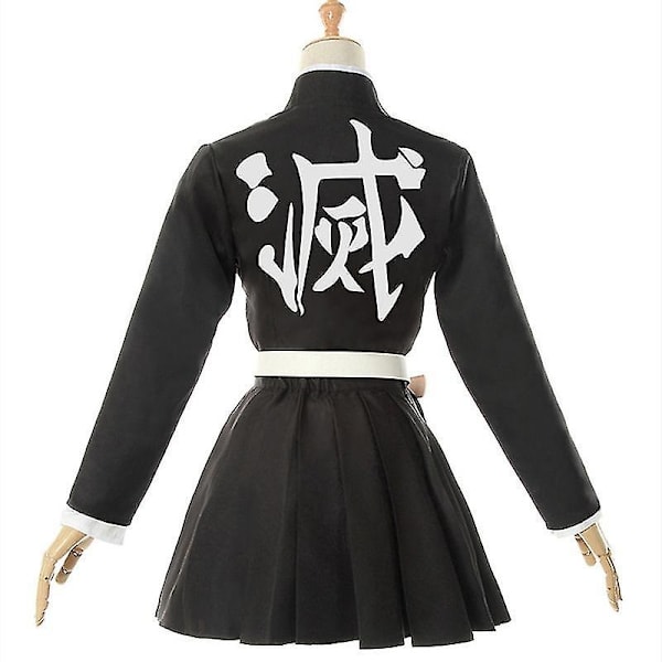 Anime Demon Slayer Kimetsu No Yaiba Mitsuri Kanroji Kisatsutai Kimono Cosplay Kostym Halloween Clot - Perfet