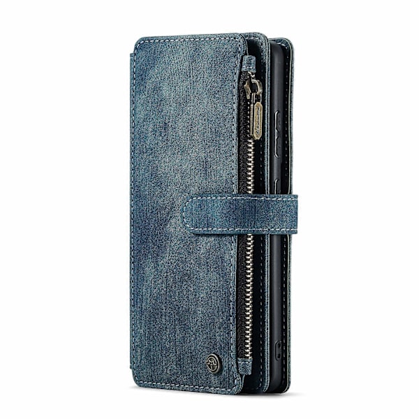 Yhteensopiva Samsung Galaxy S20 5G CaseMe-C30 PU + TPU Monitoiminen Vaakasuora Käännettävä Nahkakotelo Pidikkeellä & Korttipaikalla & Lompakolla - Täydellinen Blue