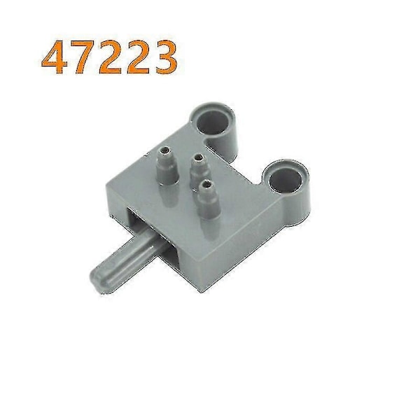 Moc Tech Parts Pneumatisk Luftpumpsten Liten (6l) V2 med Förstärkt Cylinder 19476 19482 19475 Kompatibel med 8800 Block - Perfekt 47223