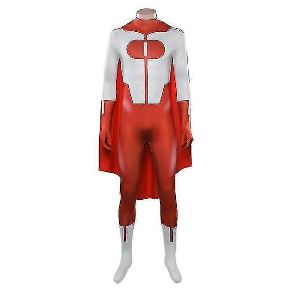 Invincible Omni Man Mark Nolan Cosplay -asu haalari viitta asut Halloween karnevaali juhlapuku aikuinen Y-Perfet red S