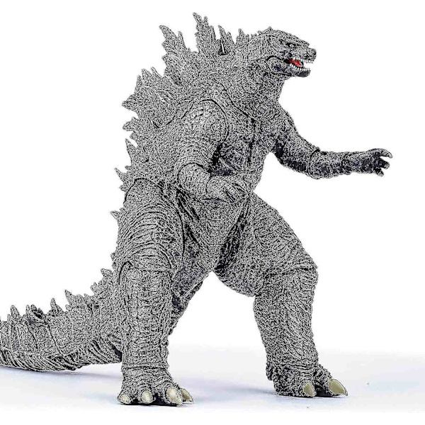 Kongernes Konge Legetøj - Godzilla Actionfigur - Dinosaur Legetøj Godzilla - Film Monster Serie Godzilla.-Perfekt grey