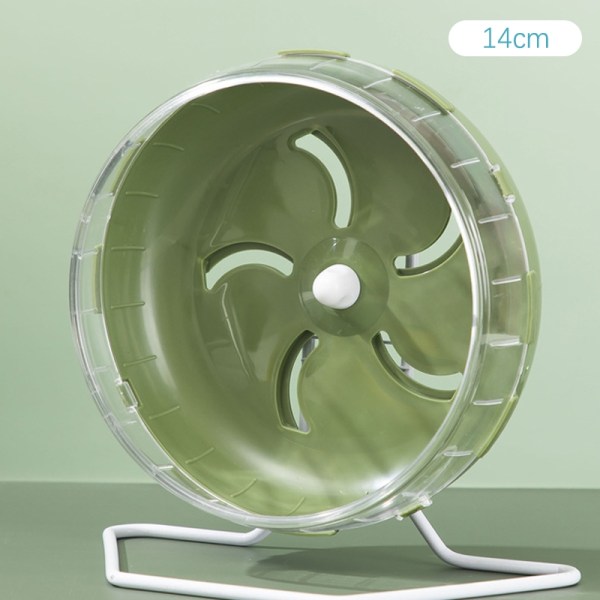 Hamster Sport Running Wheel Jyrsijöiden lenkkeilyharjoituslelut - Perfet Green diameter 14 cm