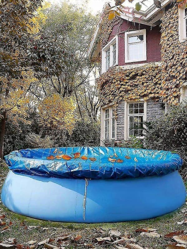 305 cm Rund Poolöverdrag PE Vattentätt för att Förhindra Vattenavdunstning - Perfekt 8ft