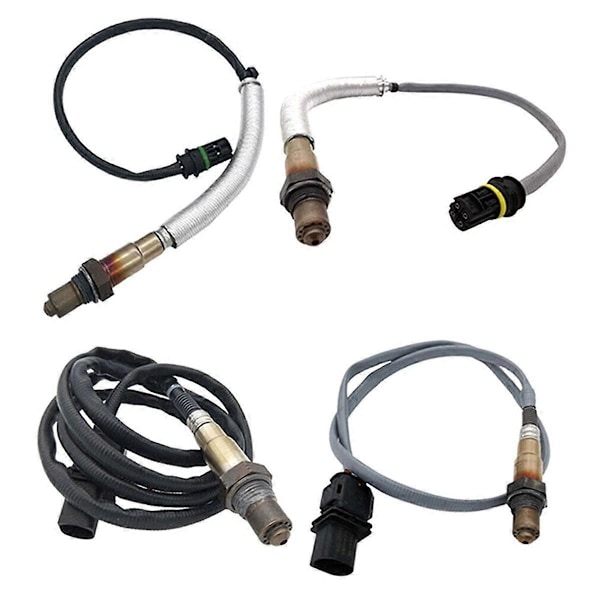 4 stk. Opstrøms & Nedstrøms Ilt Sensor Kompatibel med E83 E90 E91 E92 E93 128I 11787558073,11787558055,11787545075-Perfet