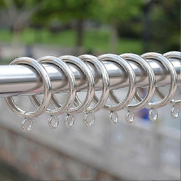 38mm Gardinringar Metall Öljett Draperiringar för Kök Sovrum-Perfet Milky White 40pcs